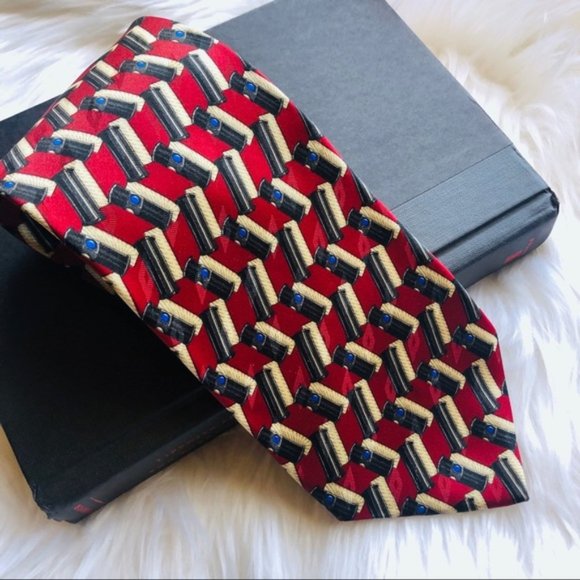 Valentino Other - Valentino // Red Silk Neck Tie